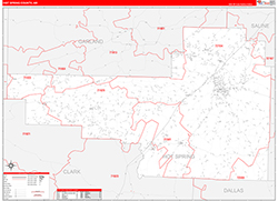 Red Line Map Example